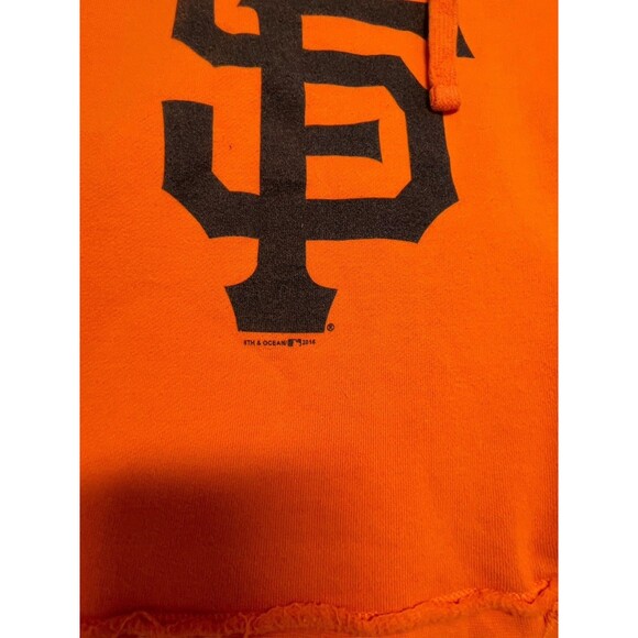 MLB Giants San Francisco Genuine Merch Raglan Hooded Pullover Sweater Small - Picture 7 of 13